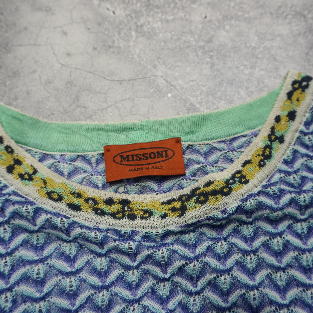 2000s Missoni Patterned Knit Top