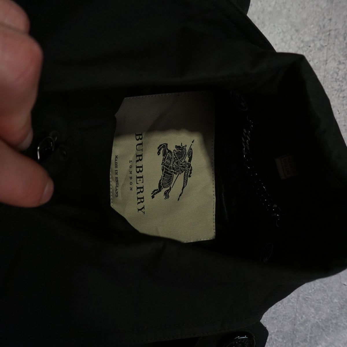 Burberry Double Breasted Trench Coat