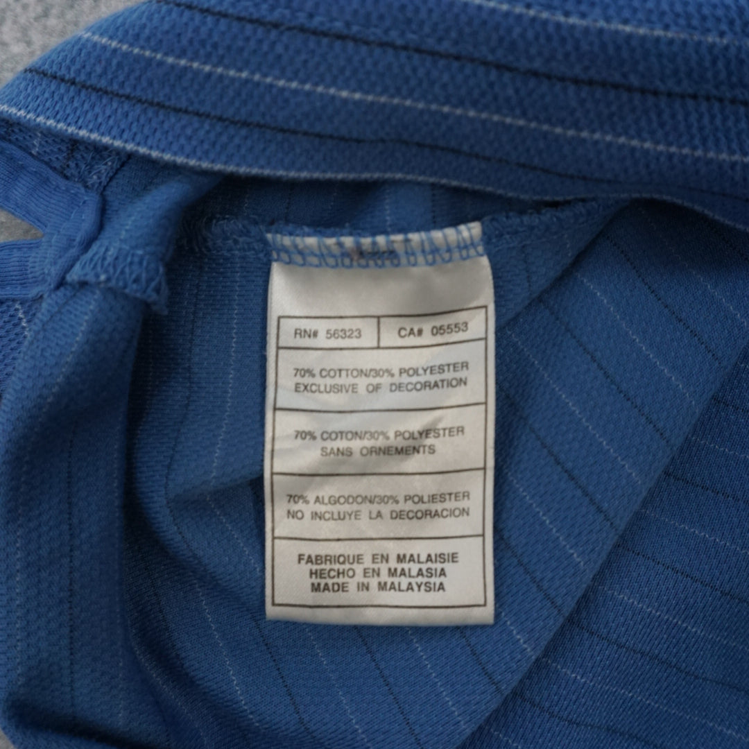 2000s Nike Golf Dri-Fit Striped Polo