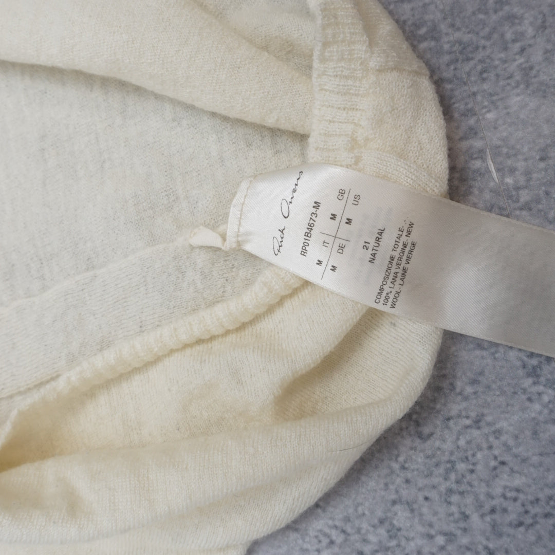 Rick Owens V-Neck Wool Sweater