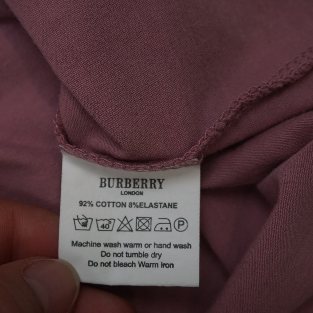 2000s Burberry Brit Gold Logo T-Shirt