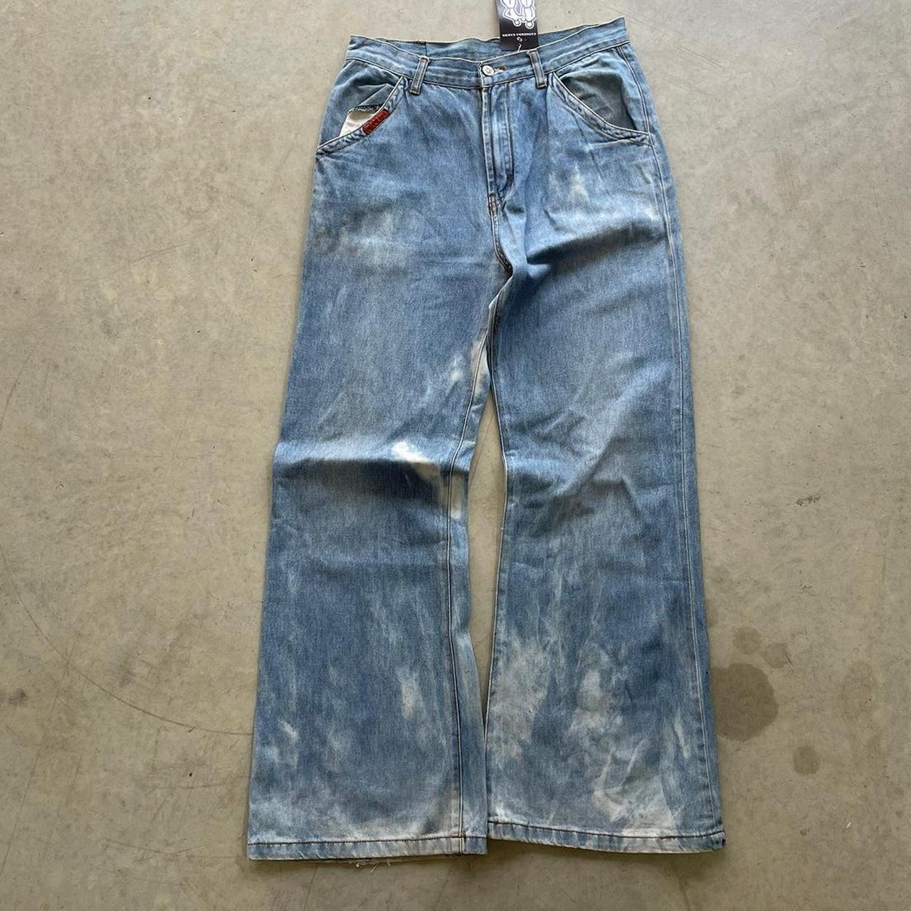 2000s Chunwnggao Distressed Jeans Wide Leg