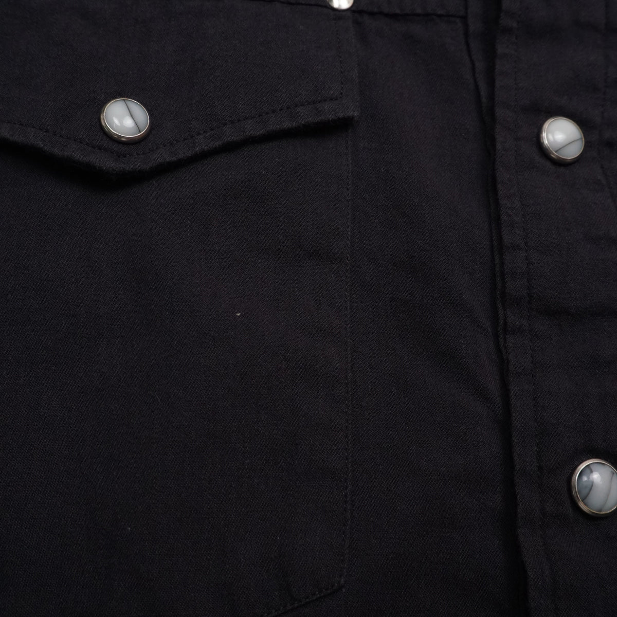 Sandro Faded Black Button Up