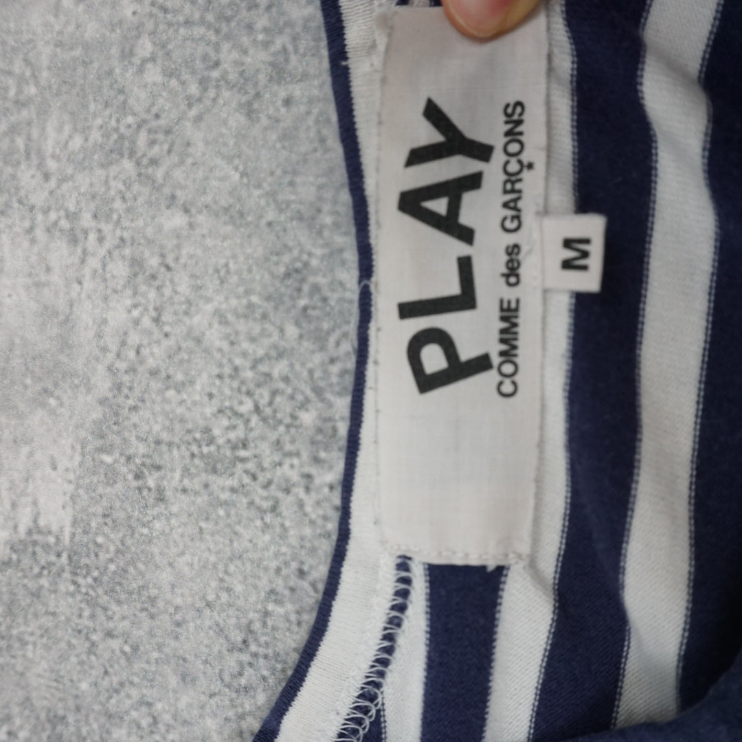Comme des Garçons Play Striped Shirt Long Sleeve