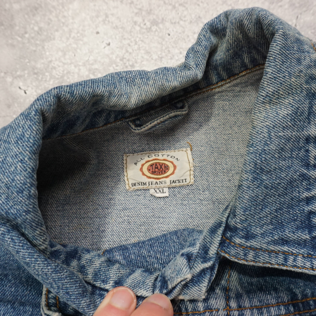 2000s Taxi Driver Denim Jacket