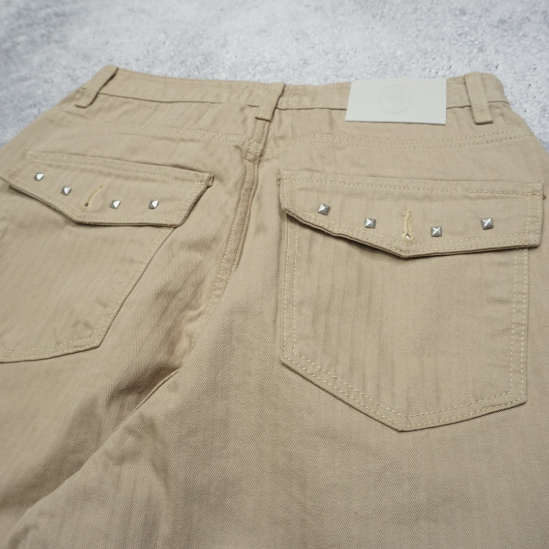 Develop Wide Leg Studded Pants