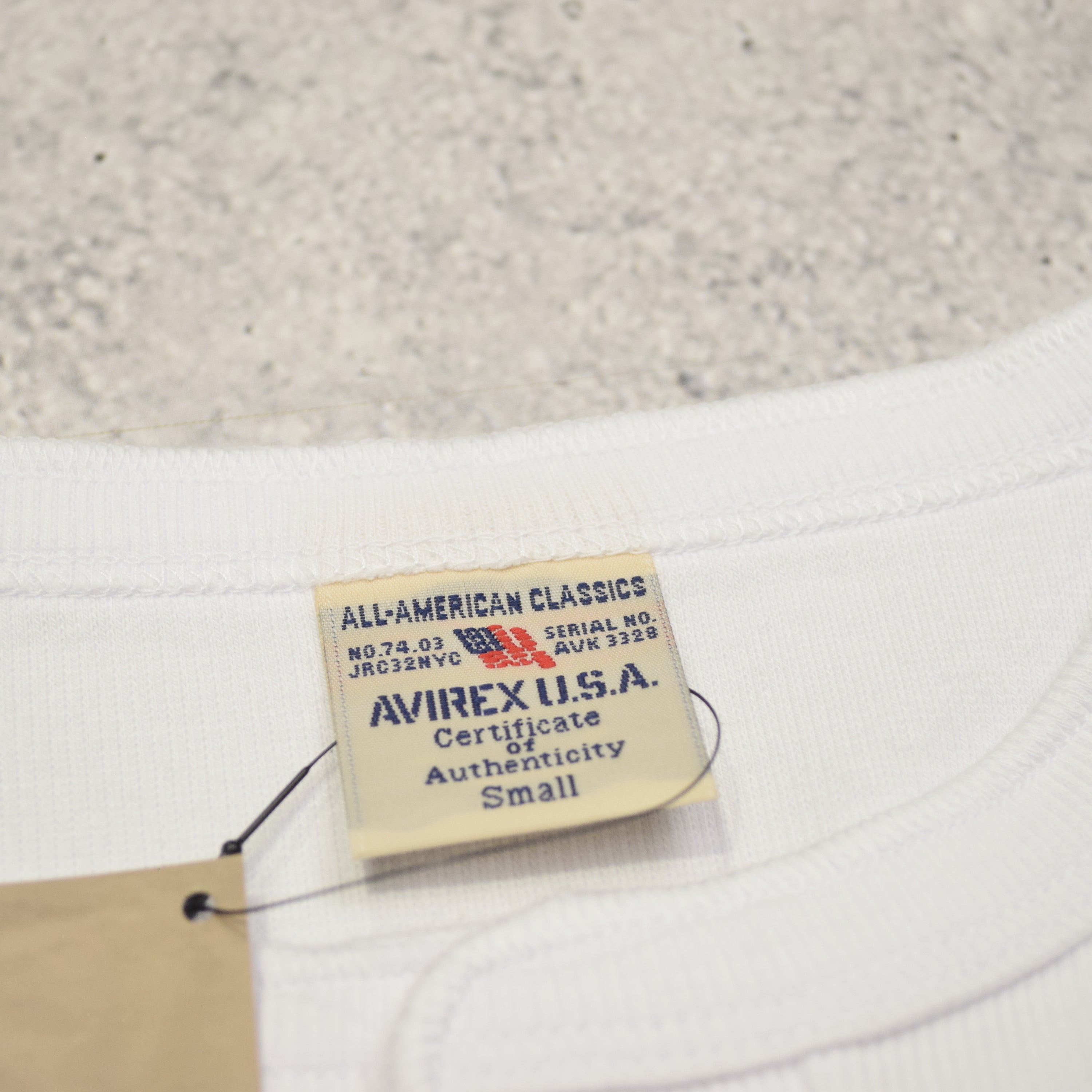 Avirex Ribbed Long Sleeve T-Shirt