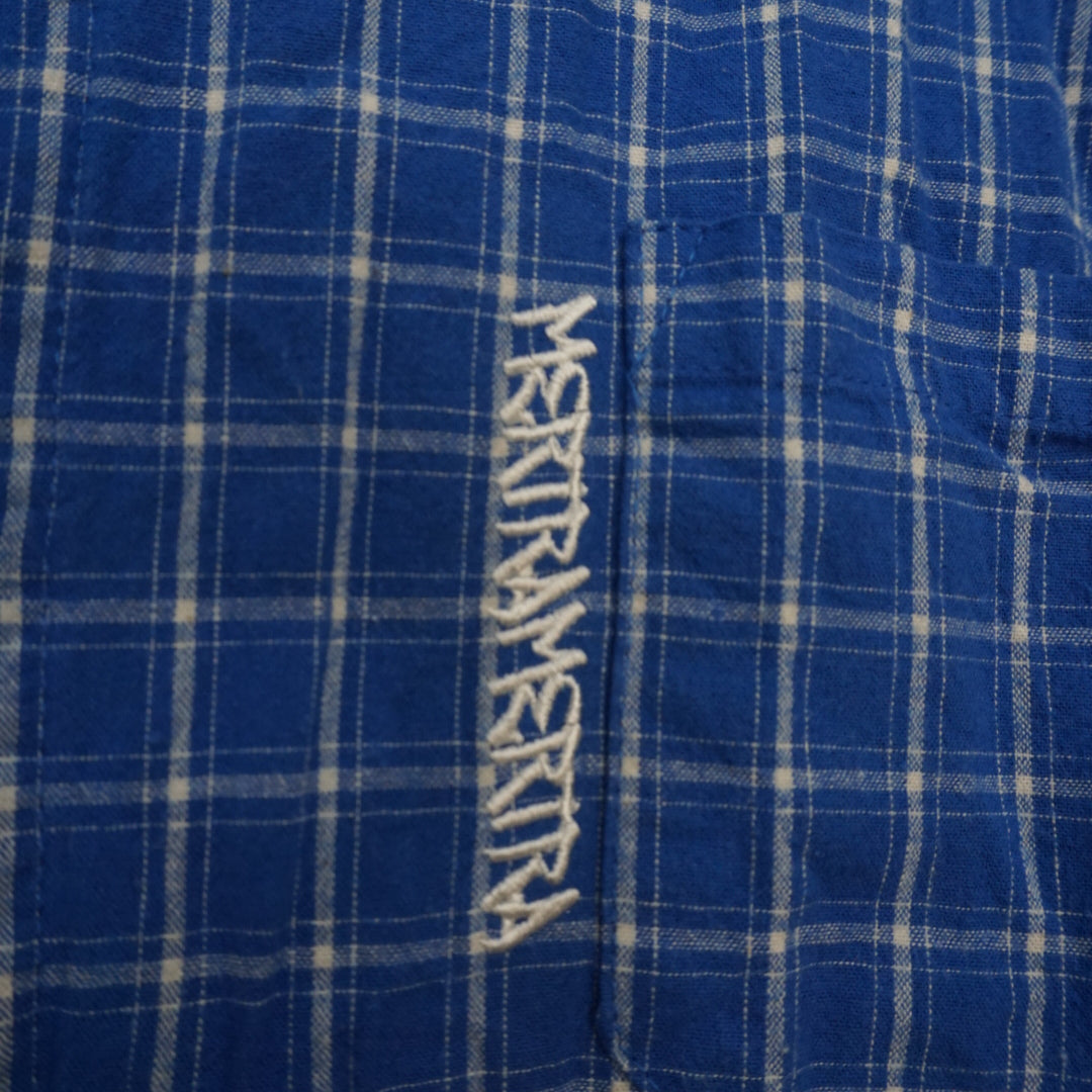Mertra Plaid Cropped Shirt