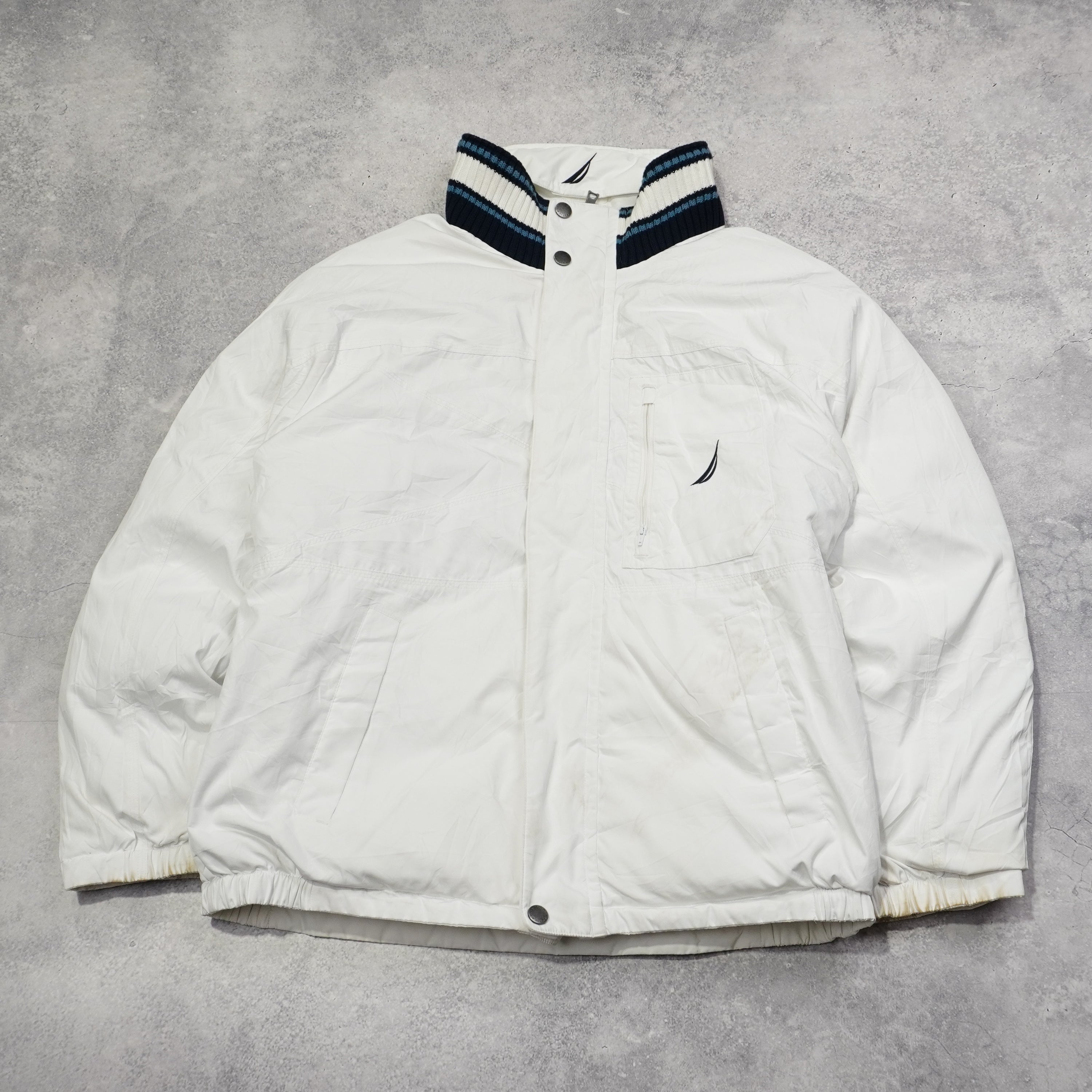 2000s Nautica Reversible Puffer Jacket