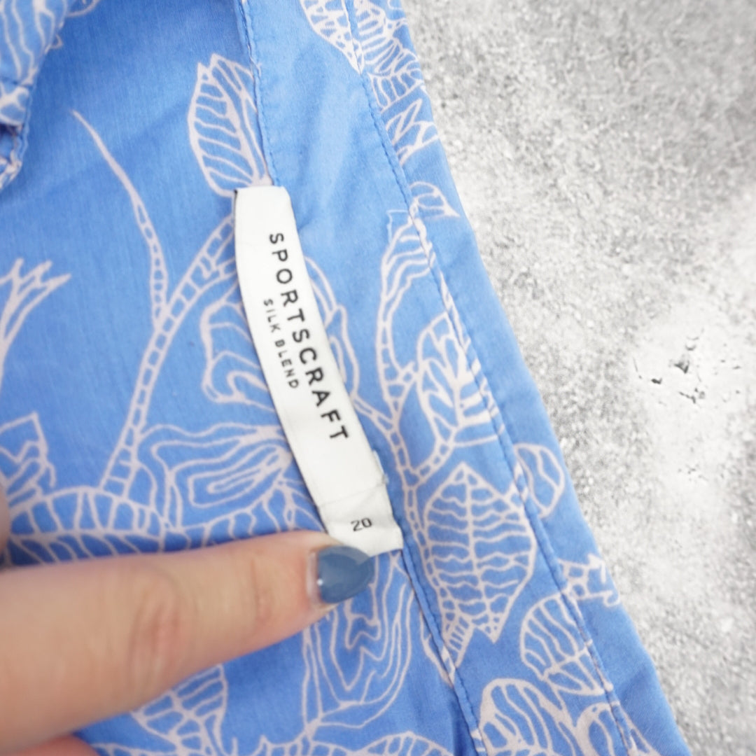 Sportscraft Floral Print Button Up