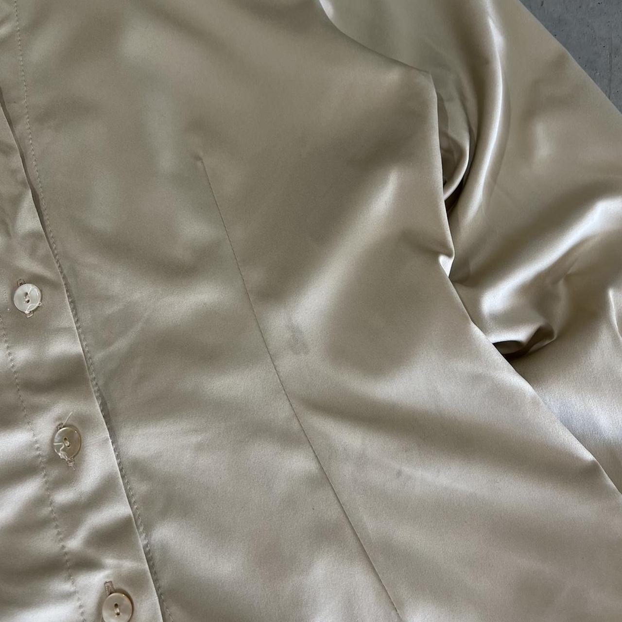2000s Silk Retro Button Up