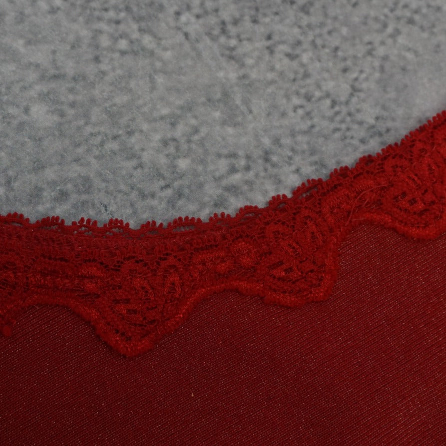2000s Ex Pressive Lace Trim Top