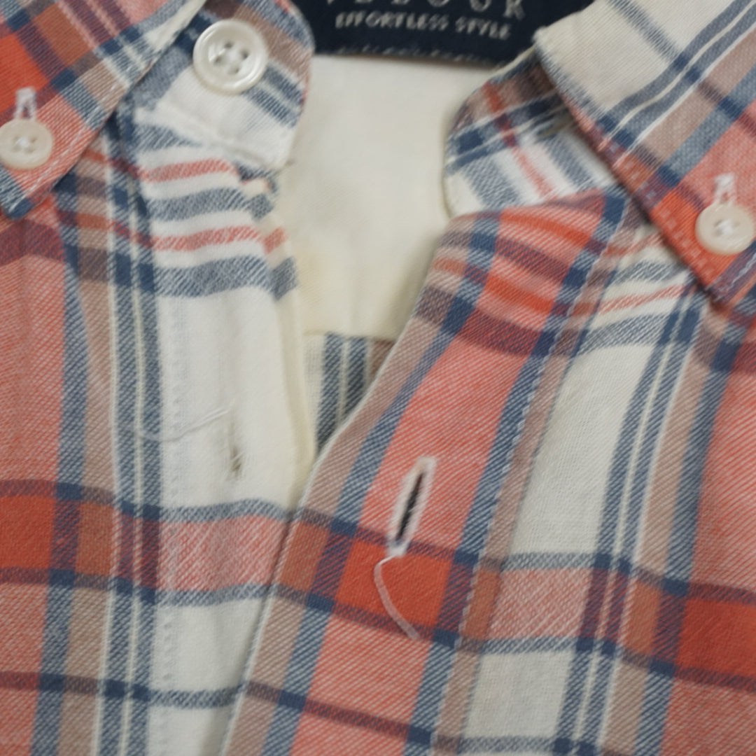 Velour Plaid Shirt