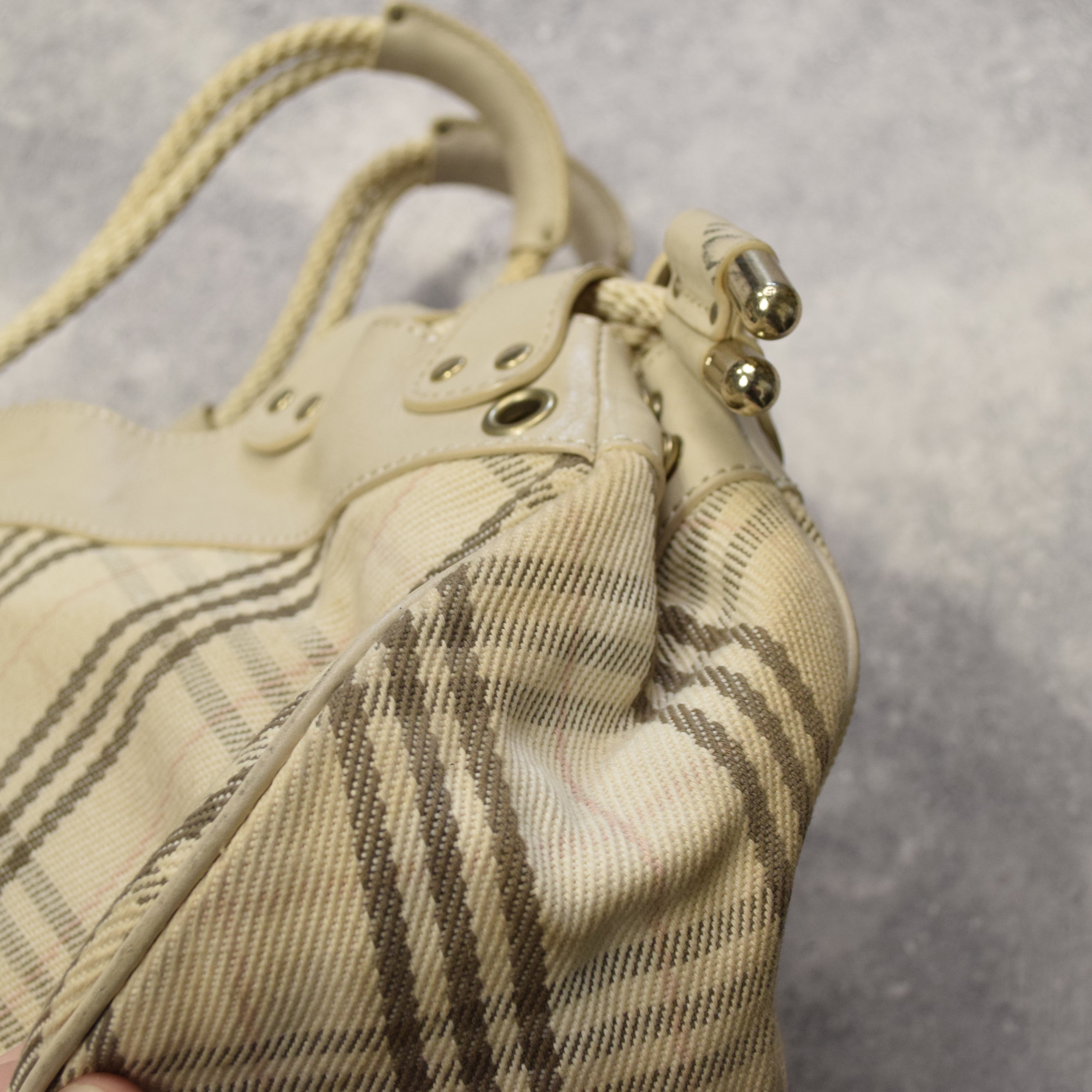 2000s Burberry Blue Label Handbag