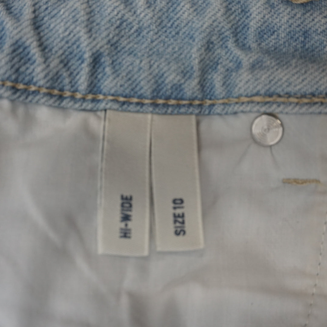 Lee Hi-Wide Denim Shorts