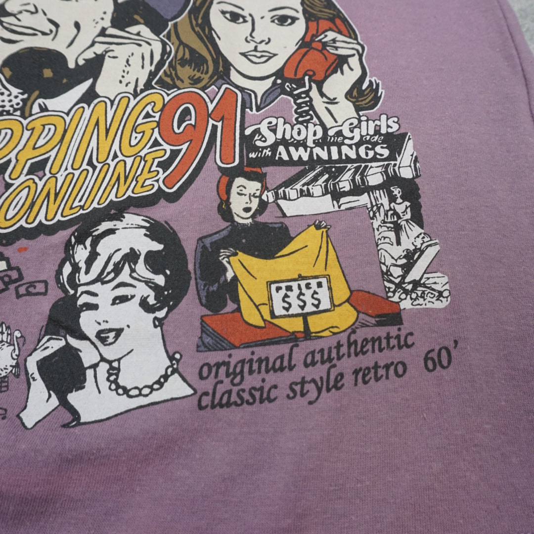 2000s Pomelo Retro Graphic Fitted T-Shirt
