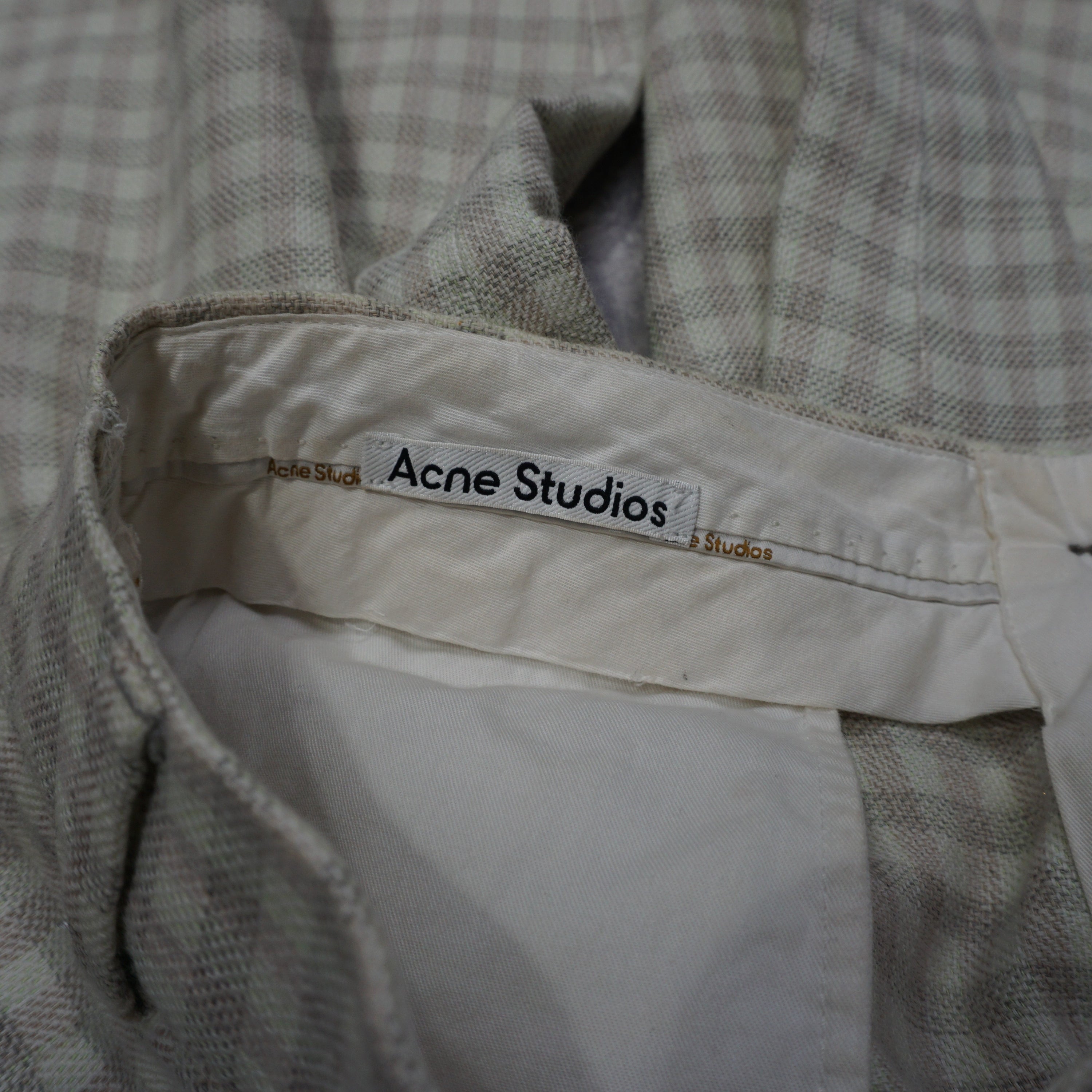 Acne Studios Checked Pants