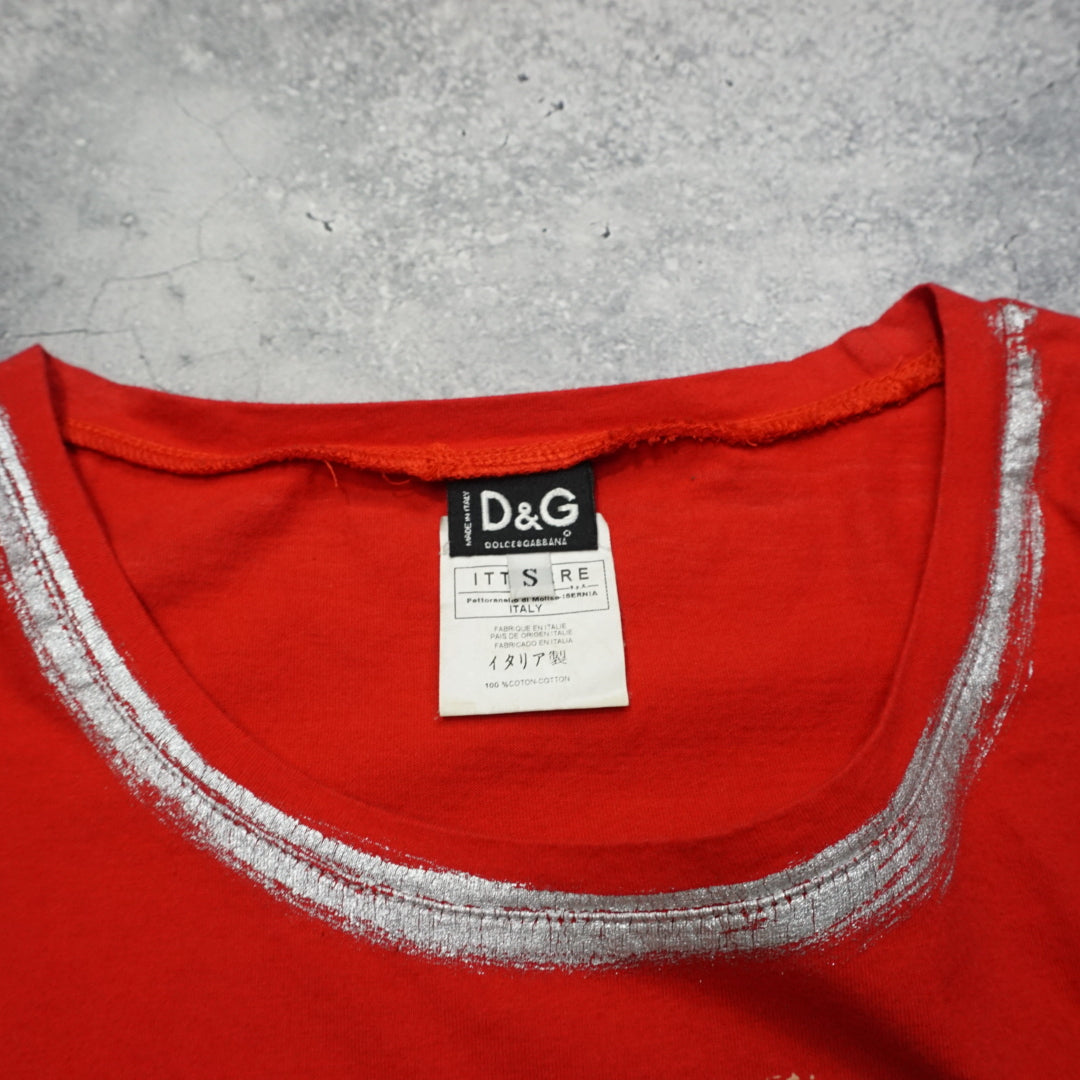 2000s Dolce & Gabbana Embellished T-Shirt