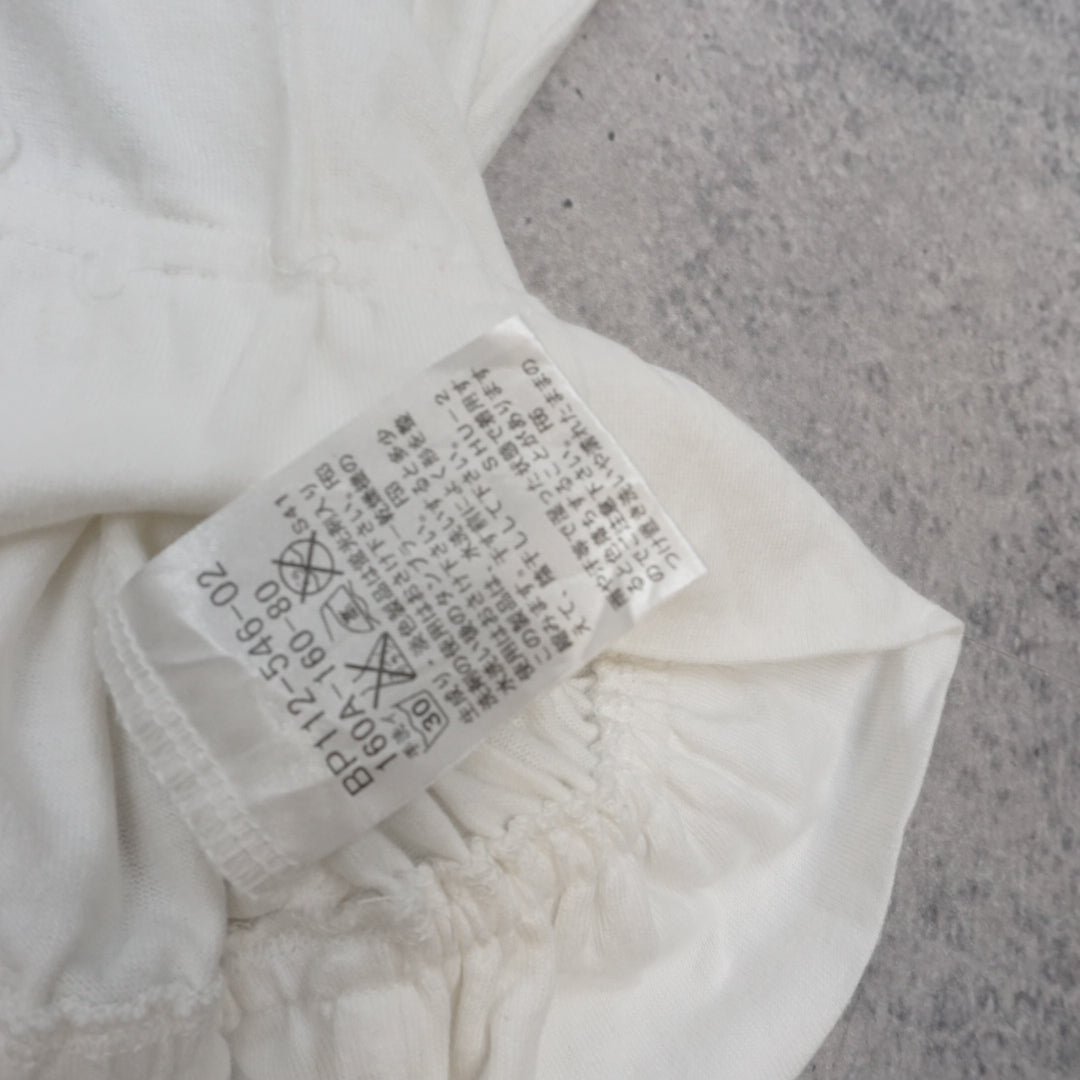 2000s Burberry London Ruffle Sleeve Top