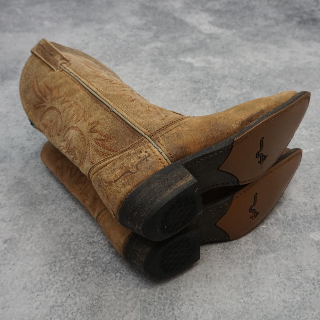 Thomas Cook Western Cowboy Embroidered Boots