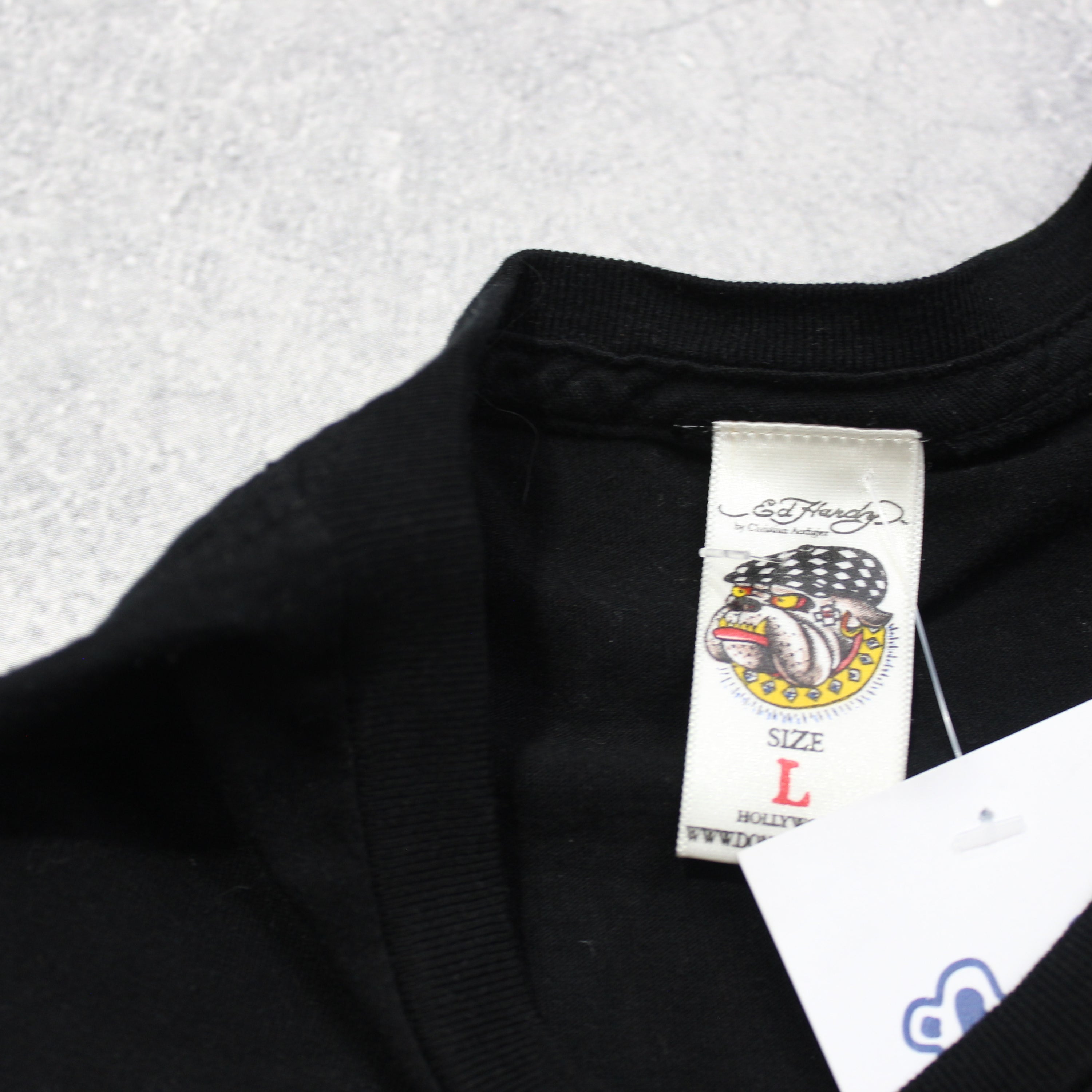 2000s Ed Hardy Tattoo Print T-Shirt