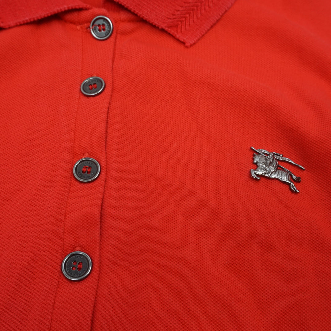 2000s Burberry Brit Fitted Pique Polo