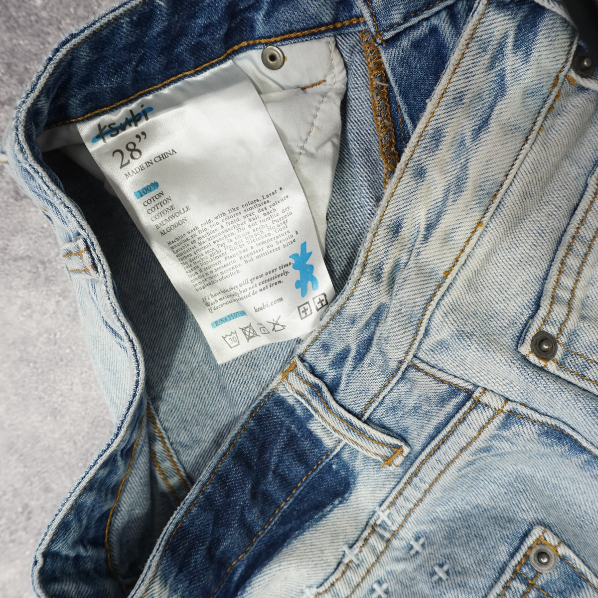 Tsubi High Rise Distressed Jeans