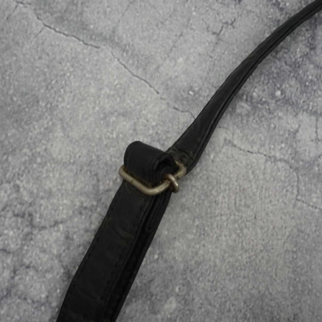 2000s Jean Paul Gaultier Leather Crossbody Sling Bag