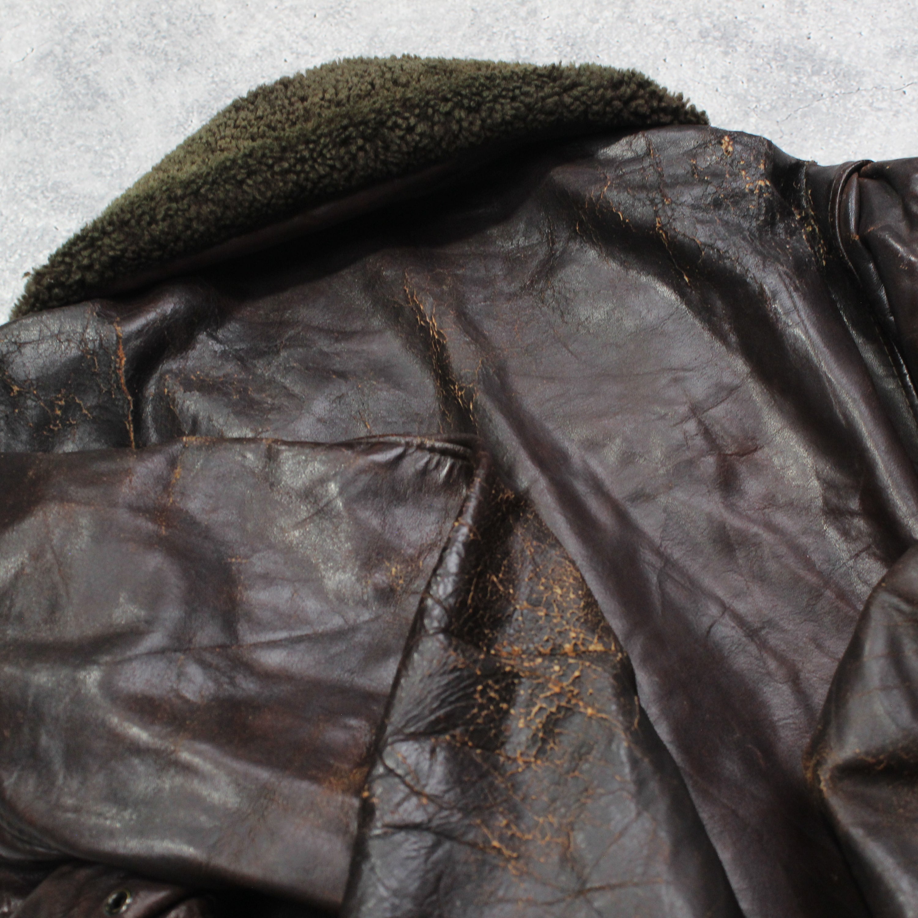 70s Aviator Leather Jacket