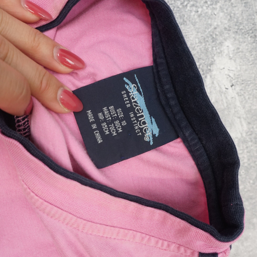 2000s Slazenger Sheer Pink Top