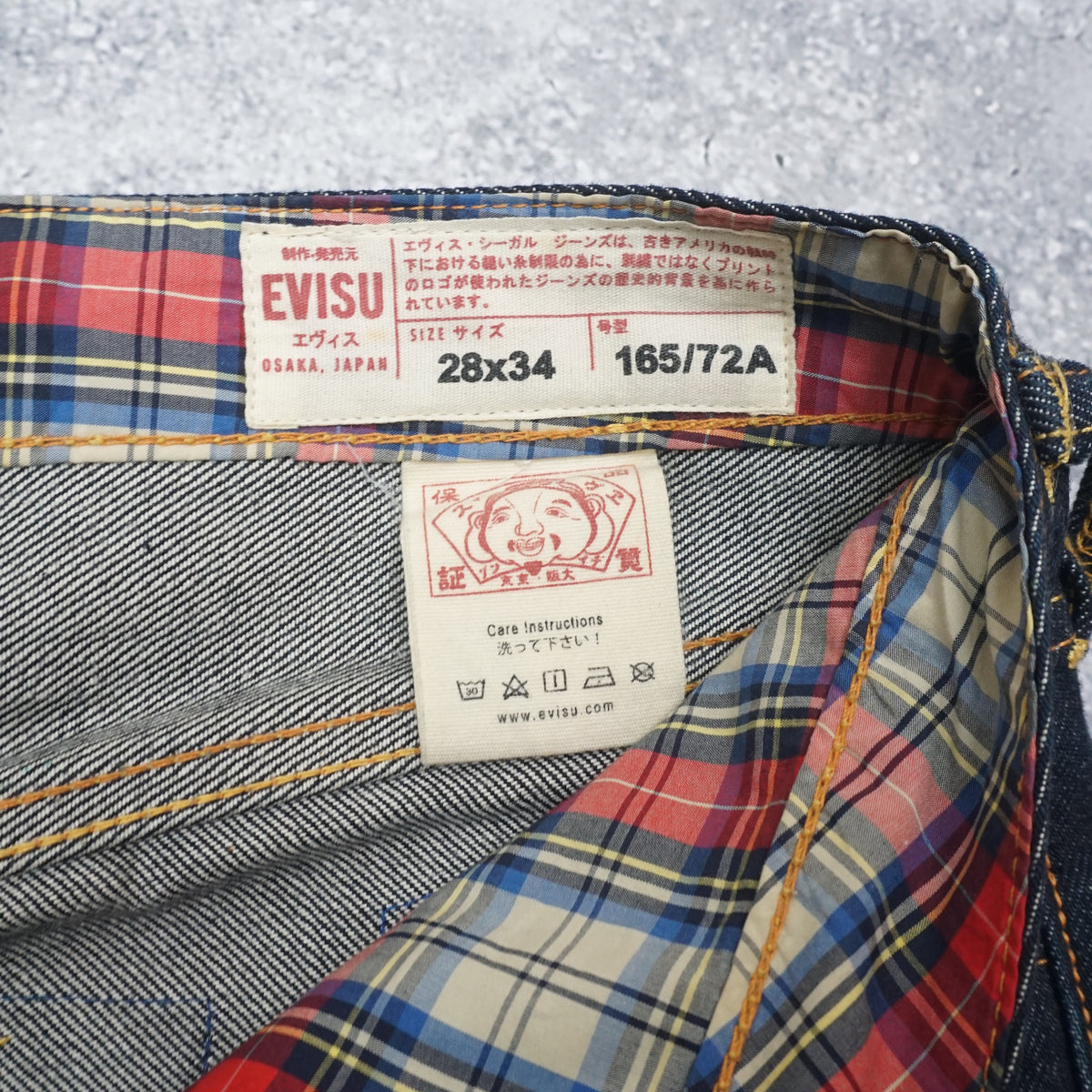 Evisu Selvedge Patch Pocket Jeans