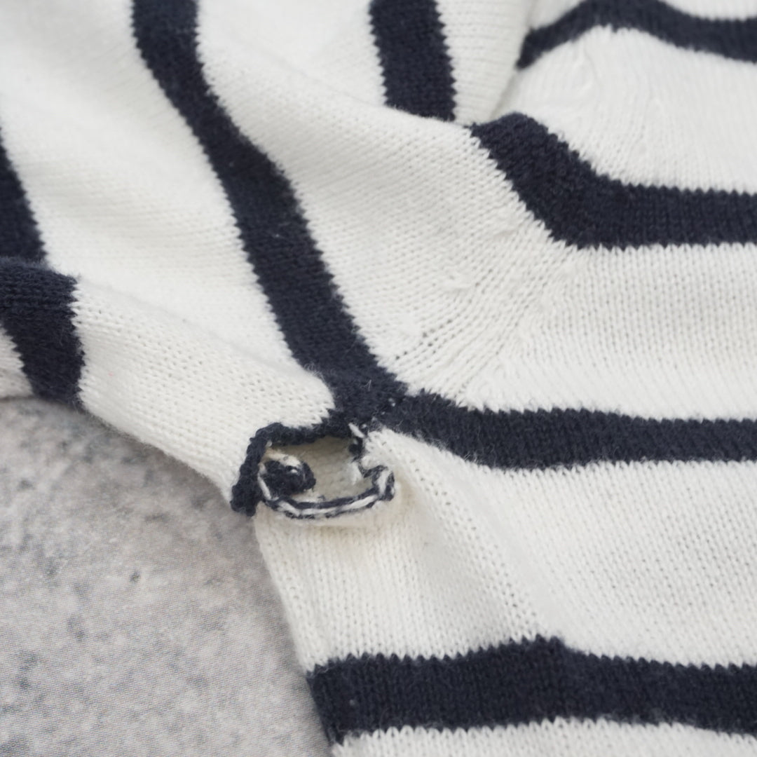 Tommy Hilfiger Striped V-Neck Sweater