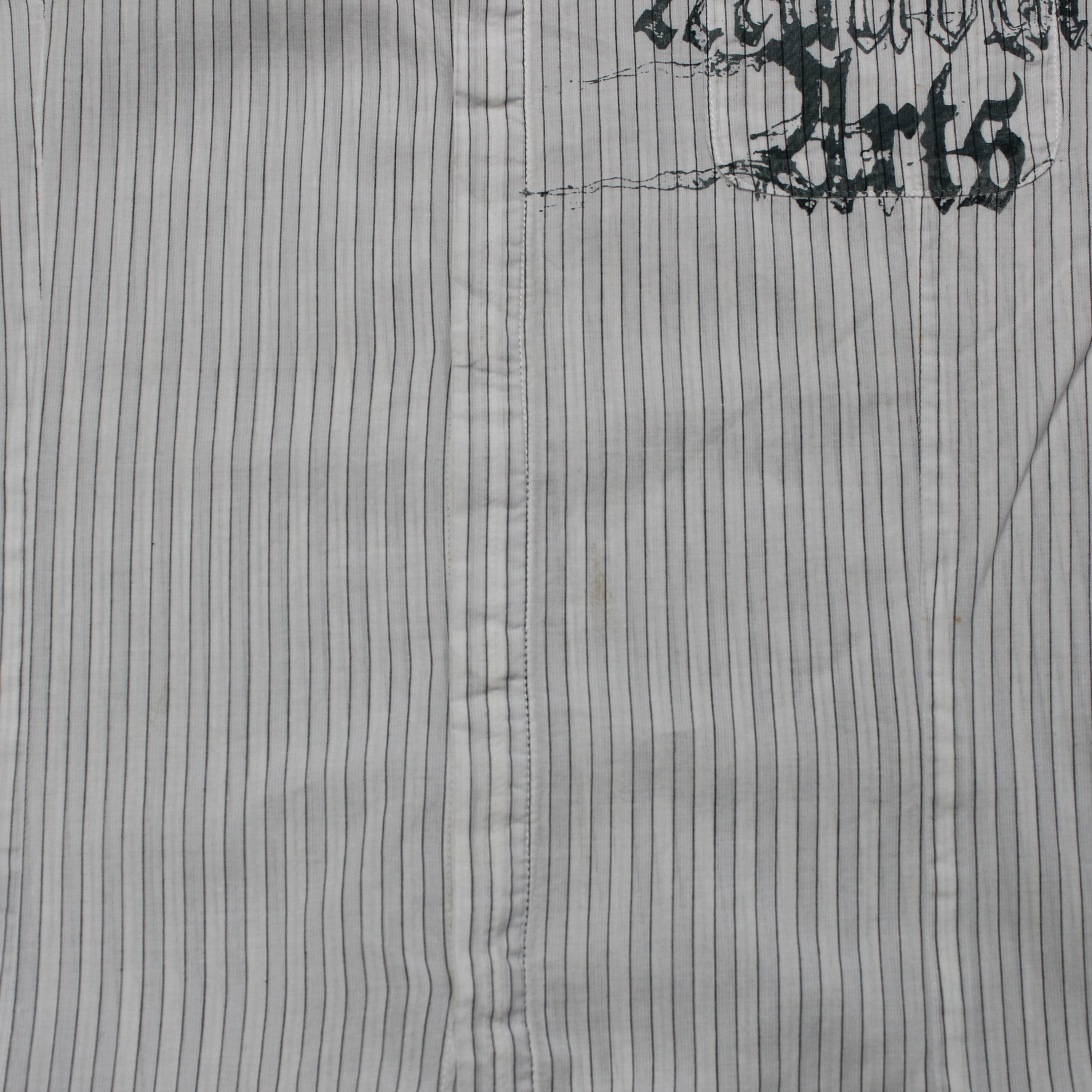 Diesel Graphic Embroidered Button Up