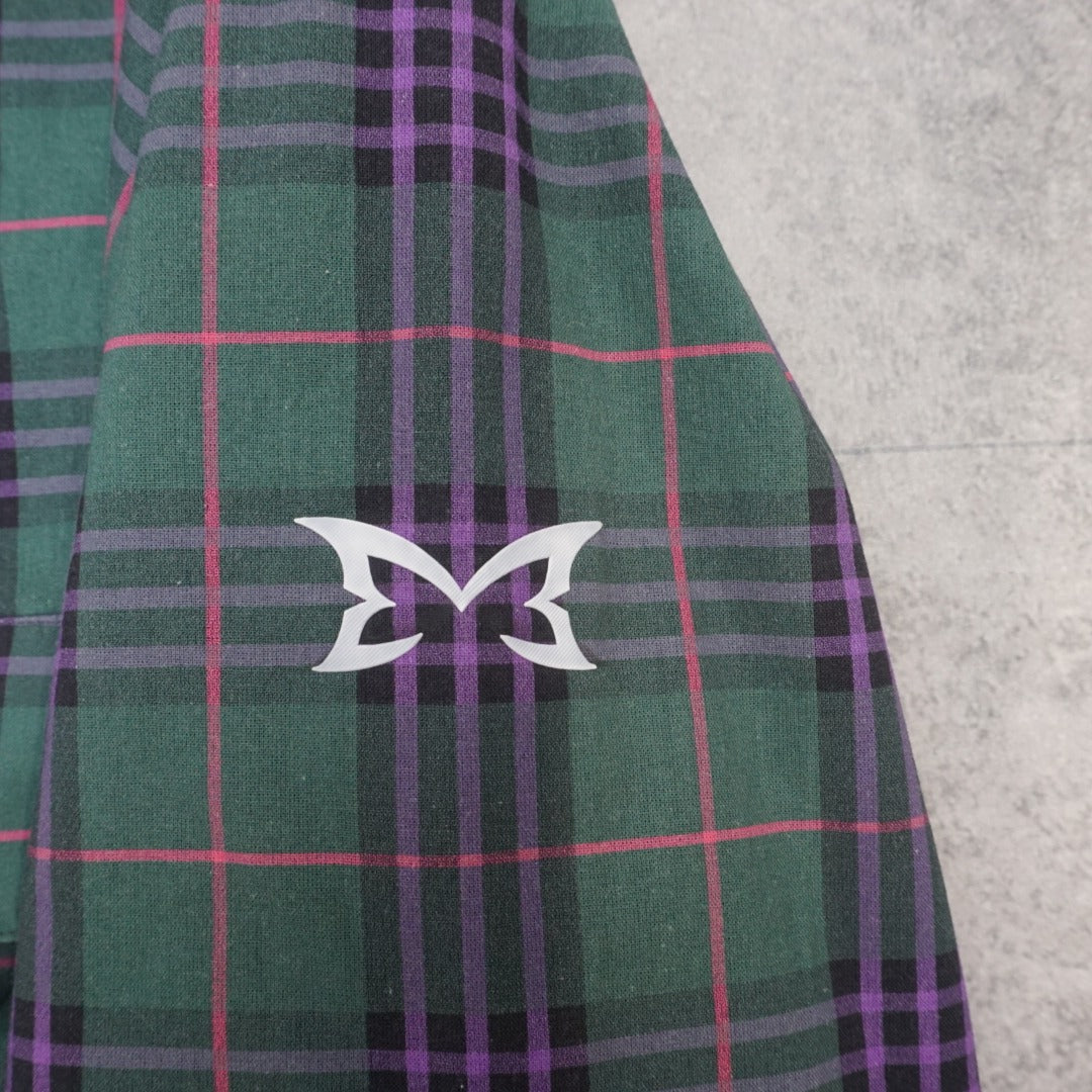 Metra Plaid Hooded Windbreaker