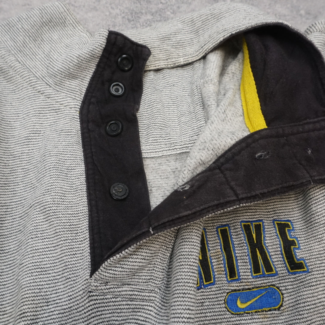 90s Nike Vintage Embroidered Quarter Zip Jumper