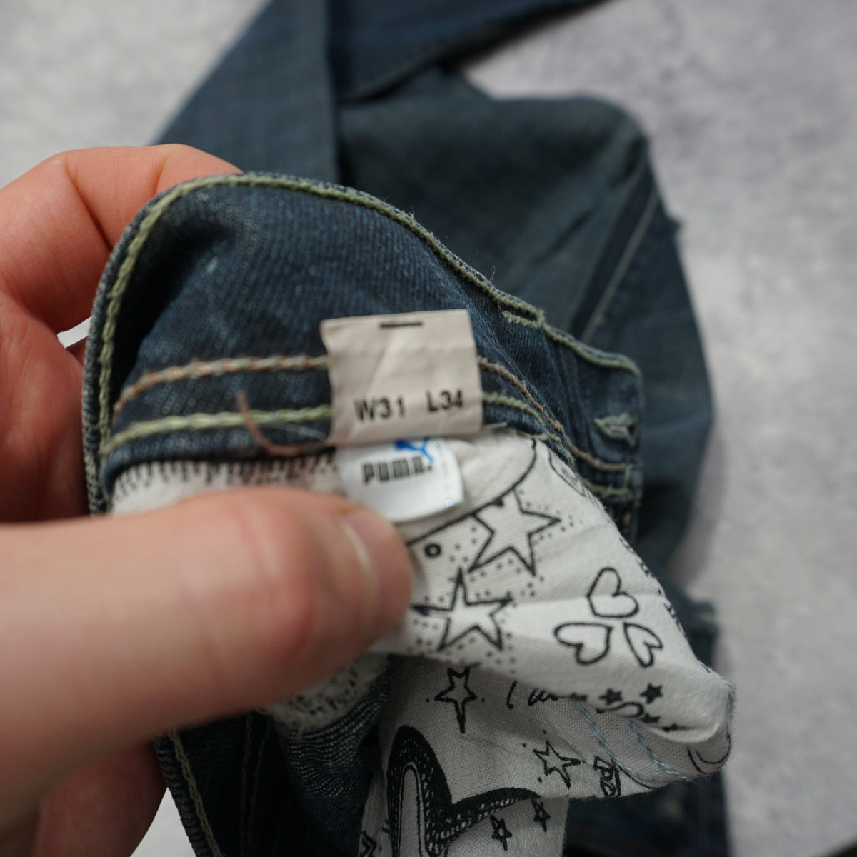 2000s Evisu x Puma Jeans
