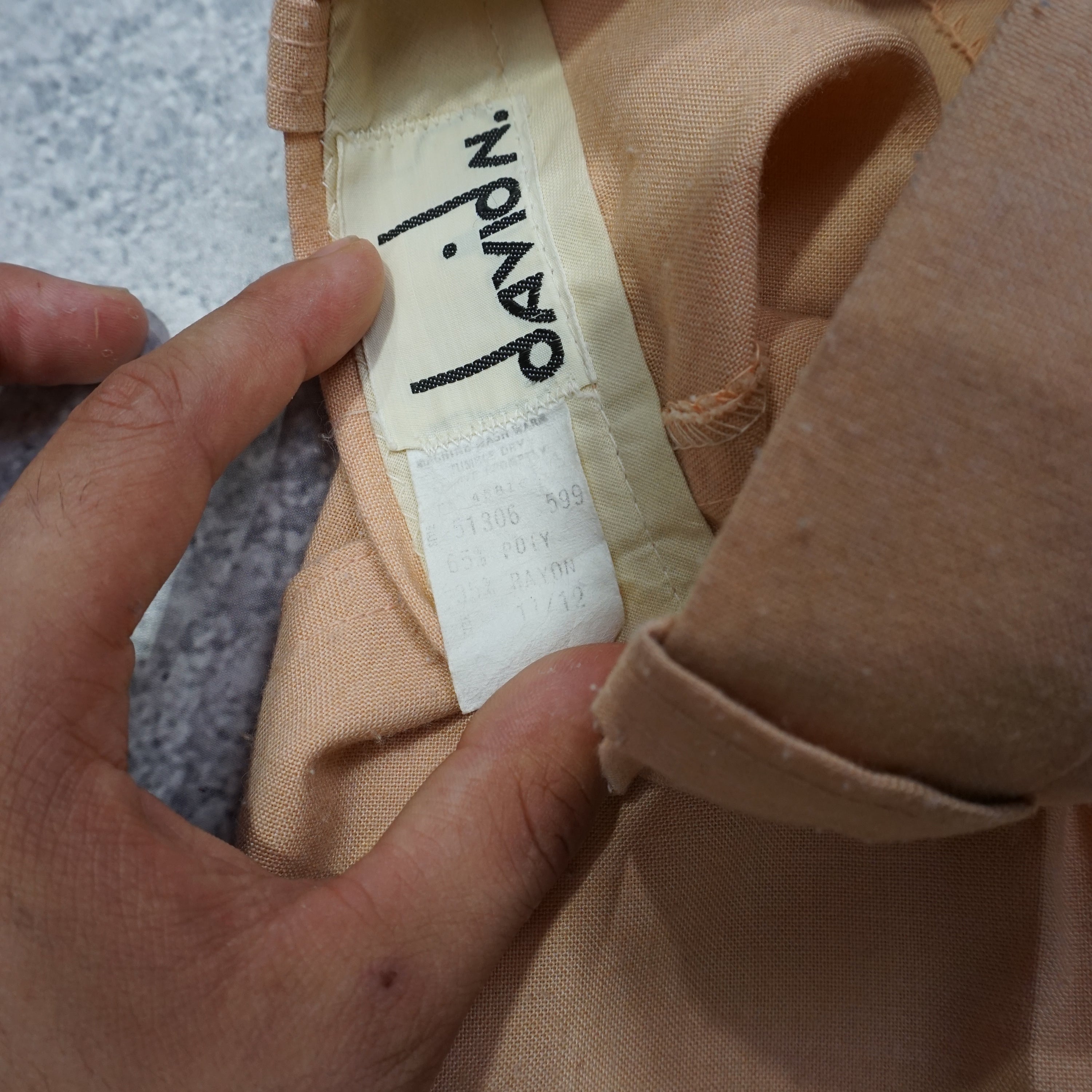 Antique Davion Pleated baggy Pants