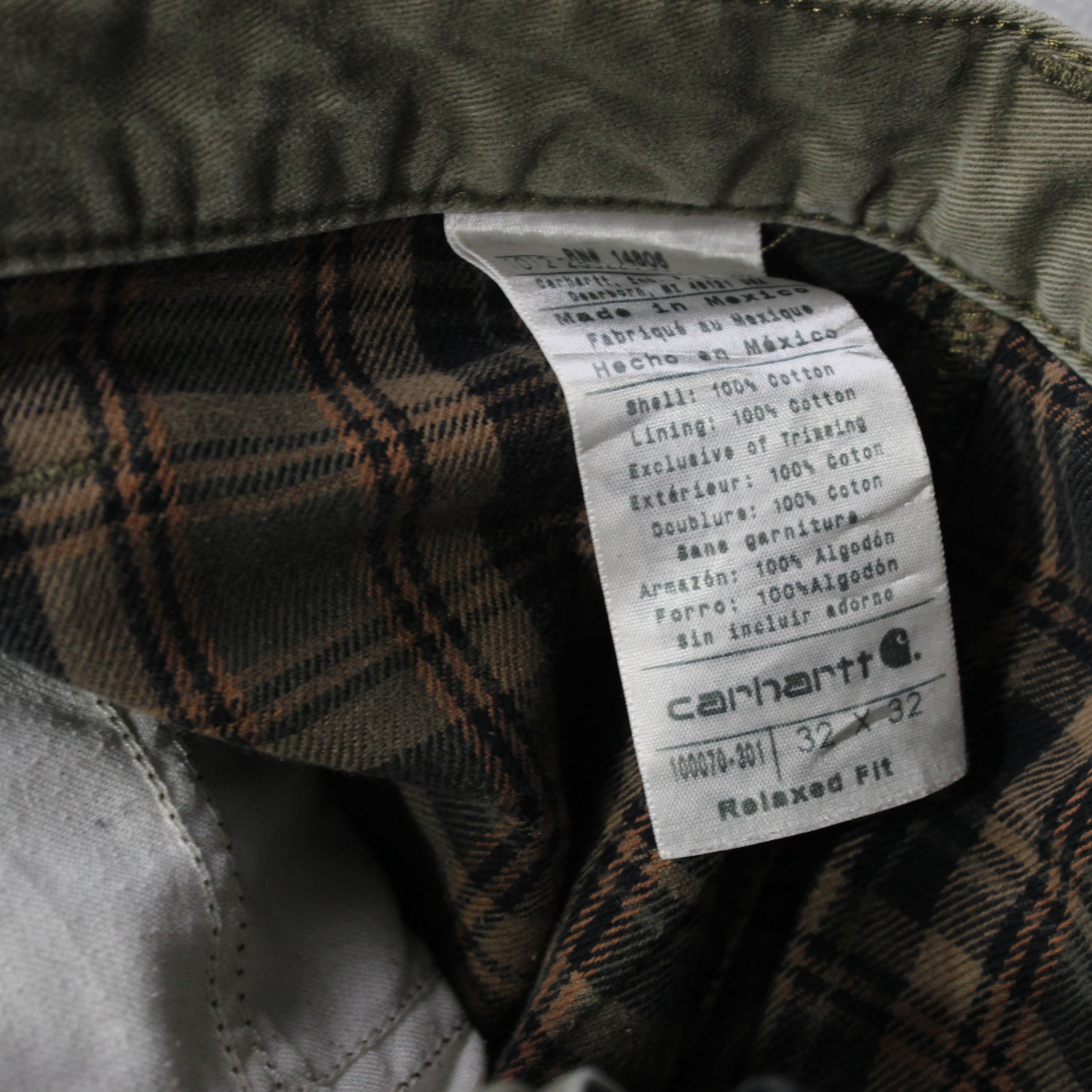 Carhartt Blanket Lined Carpenter Pants