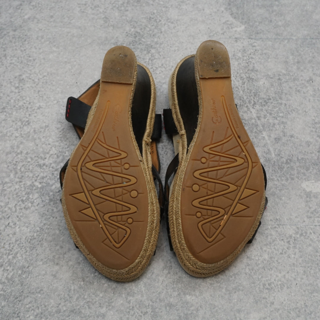 Carthies Strap Shoes Wedge Sandals
