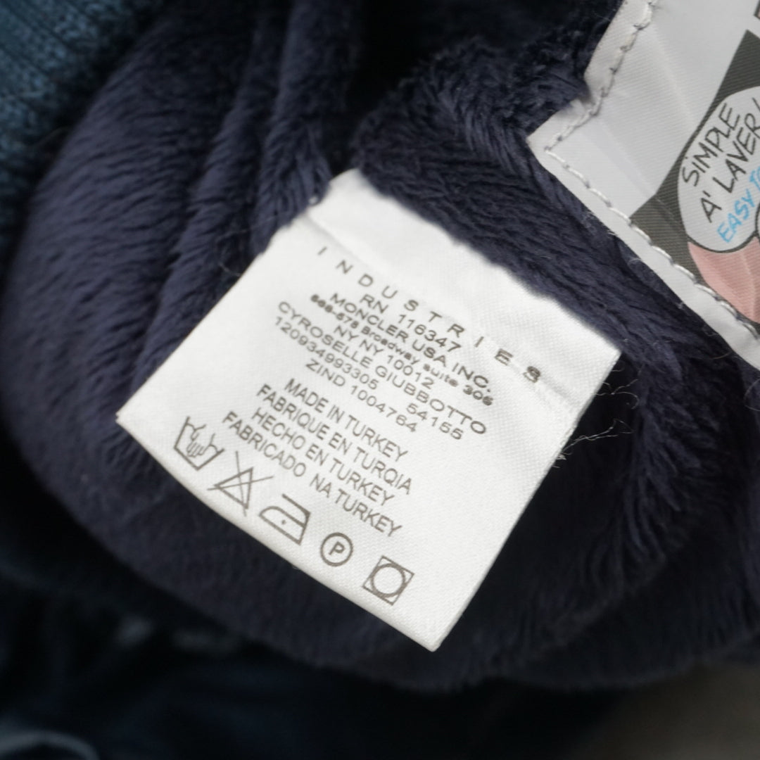 2000s Moncler Fur Hood Down Puffer Jacket