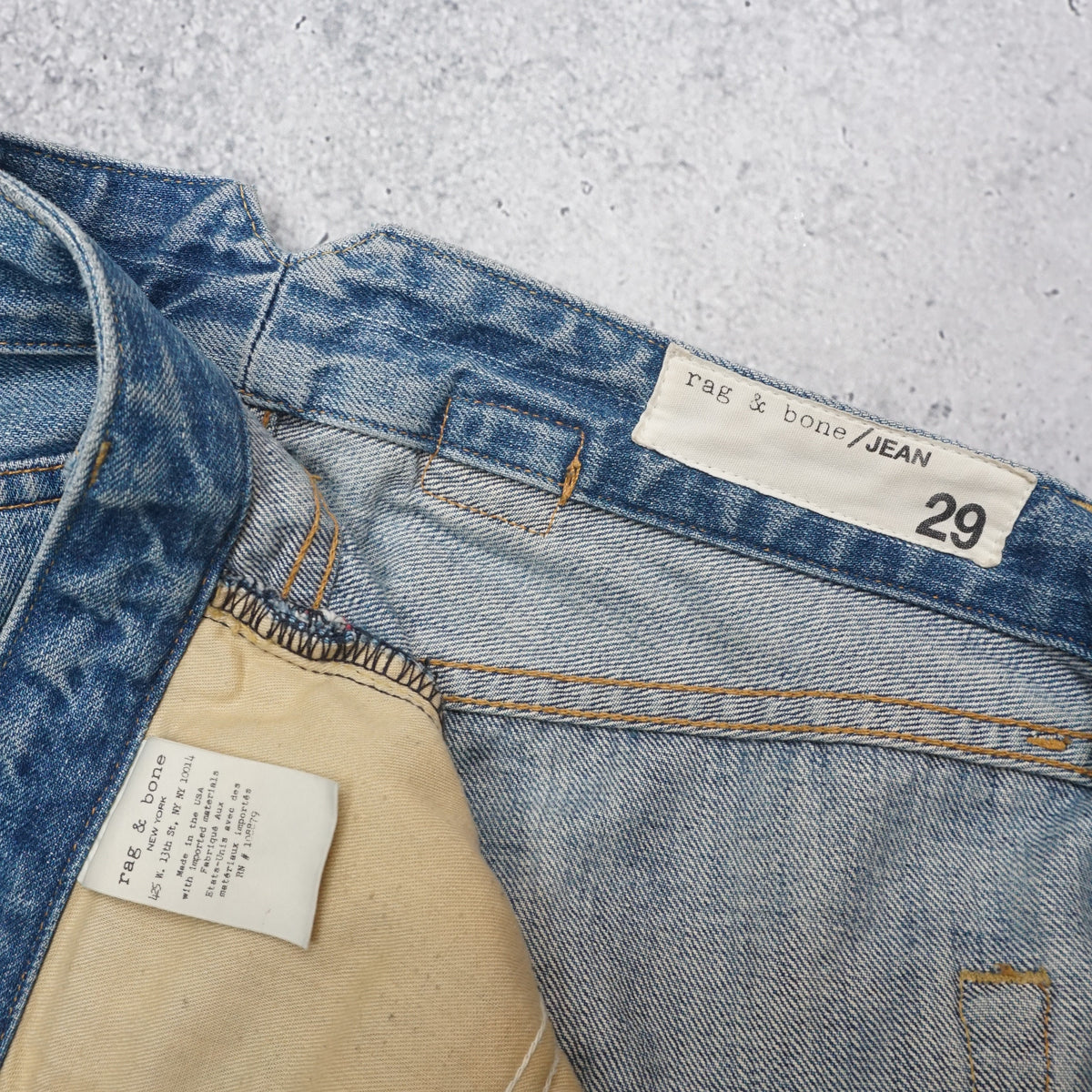 2000s Rag & Bone Selvedge Distressed  Jeans