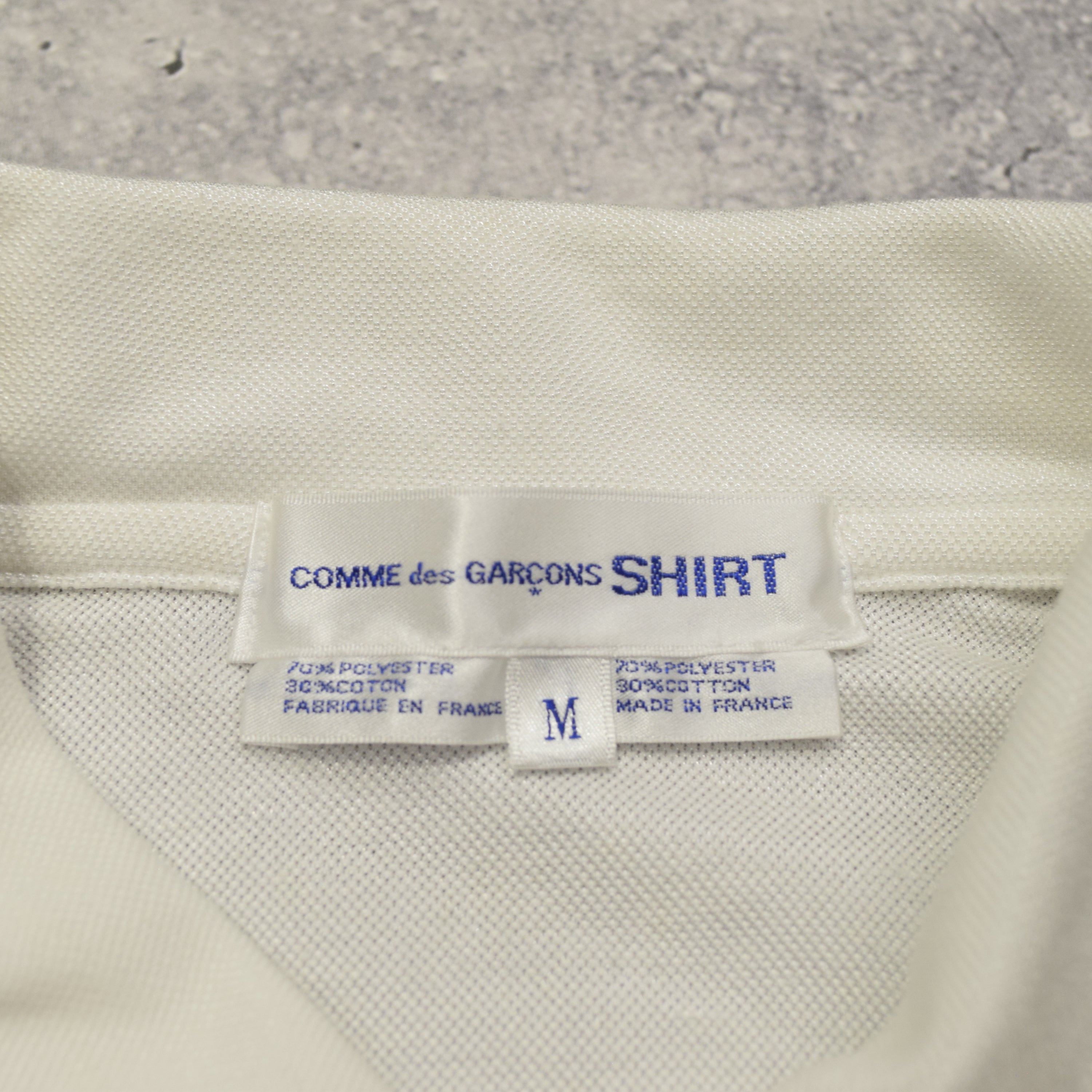 2000s Comme Des Garçons Patch Polo