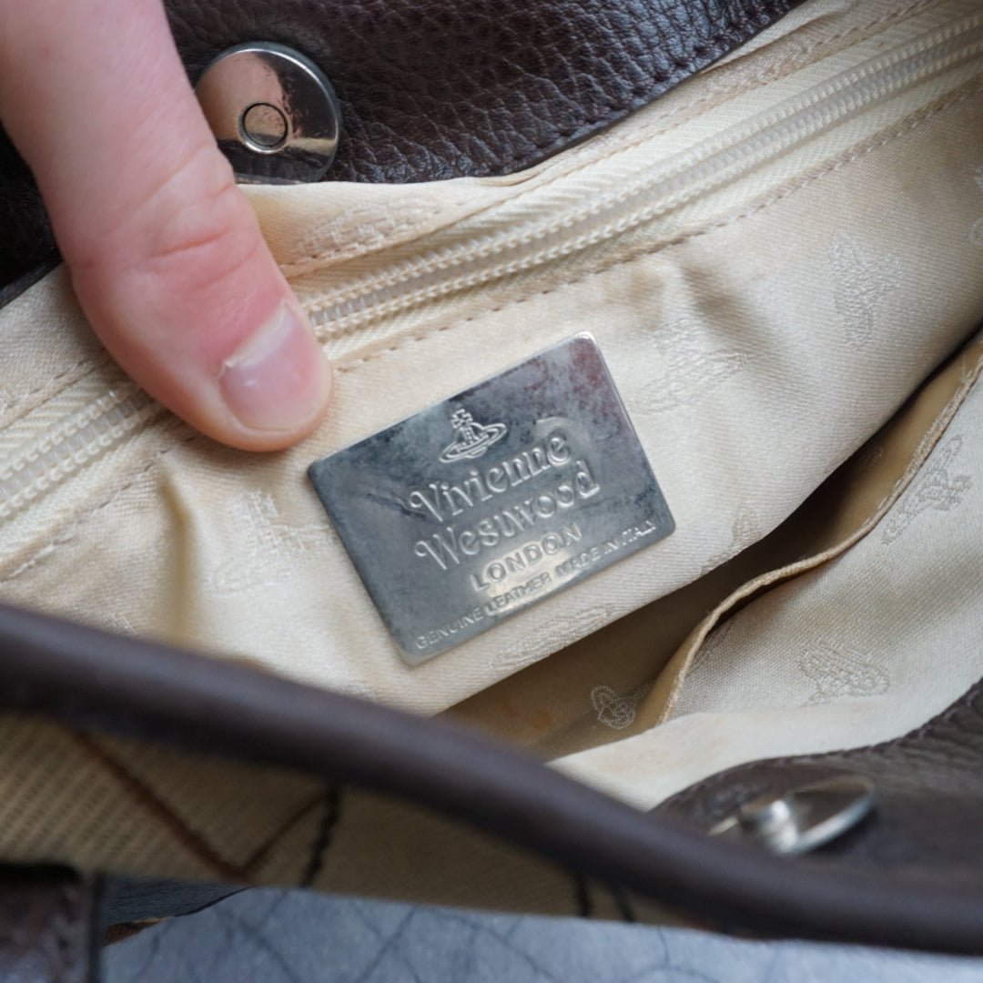 2000s Vivienne Westwood Patterned Handbag