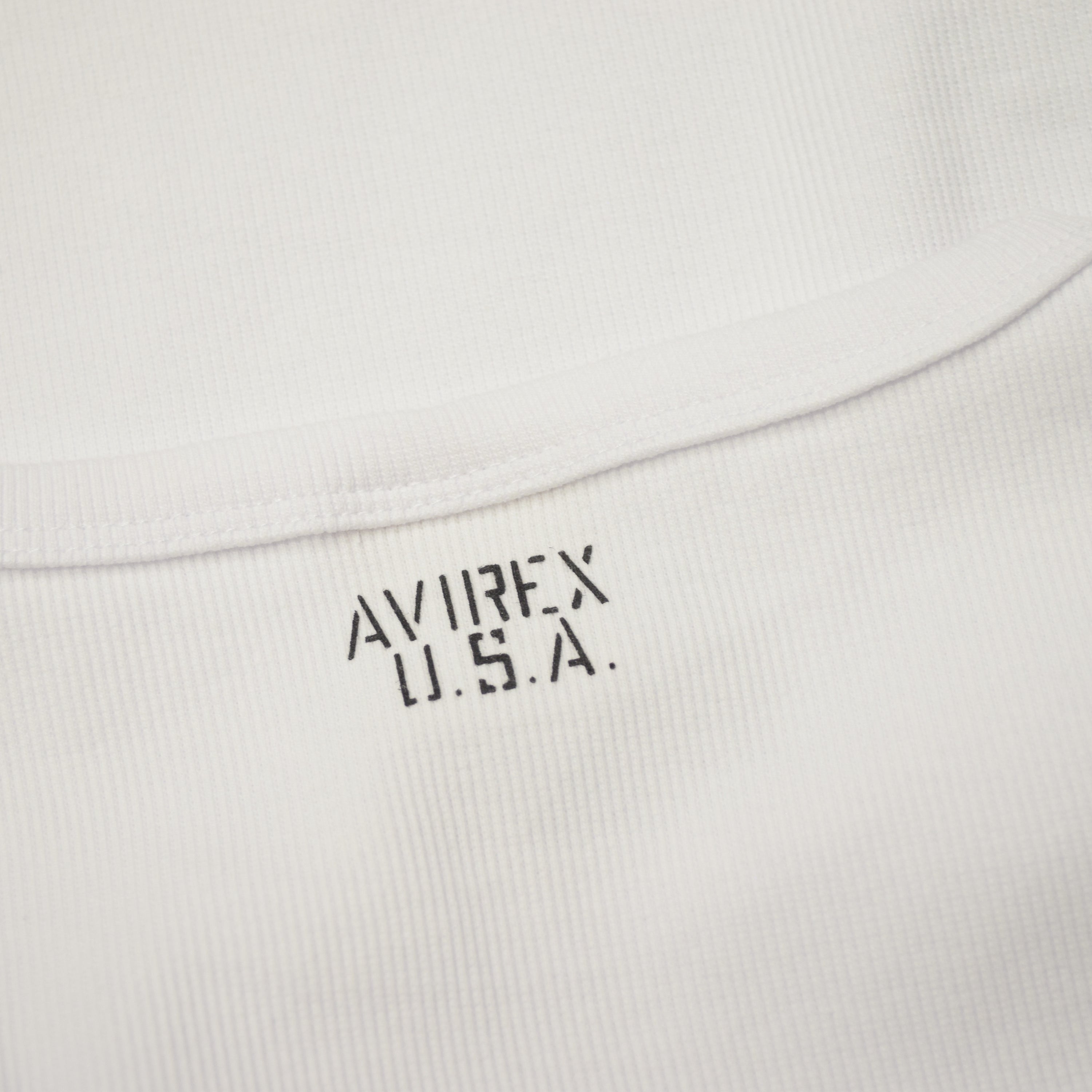 Avirex Ribbed Short Sleeve T-Shirt