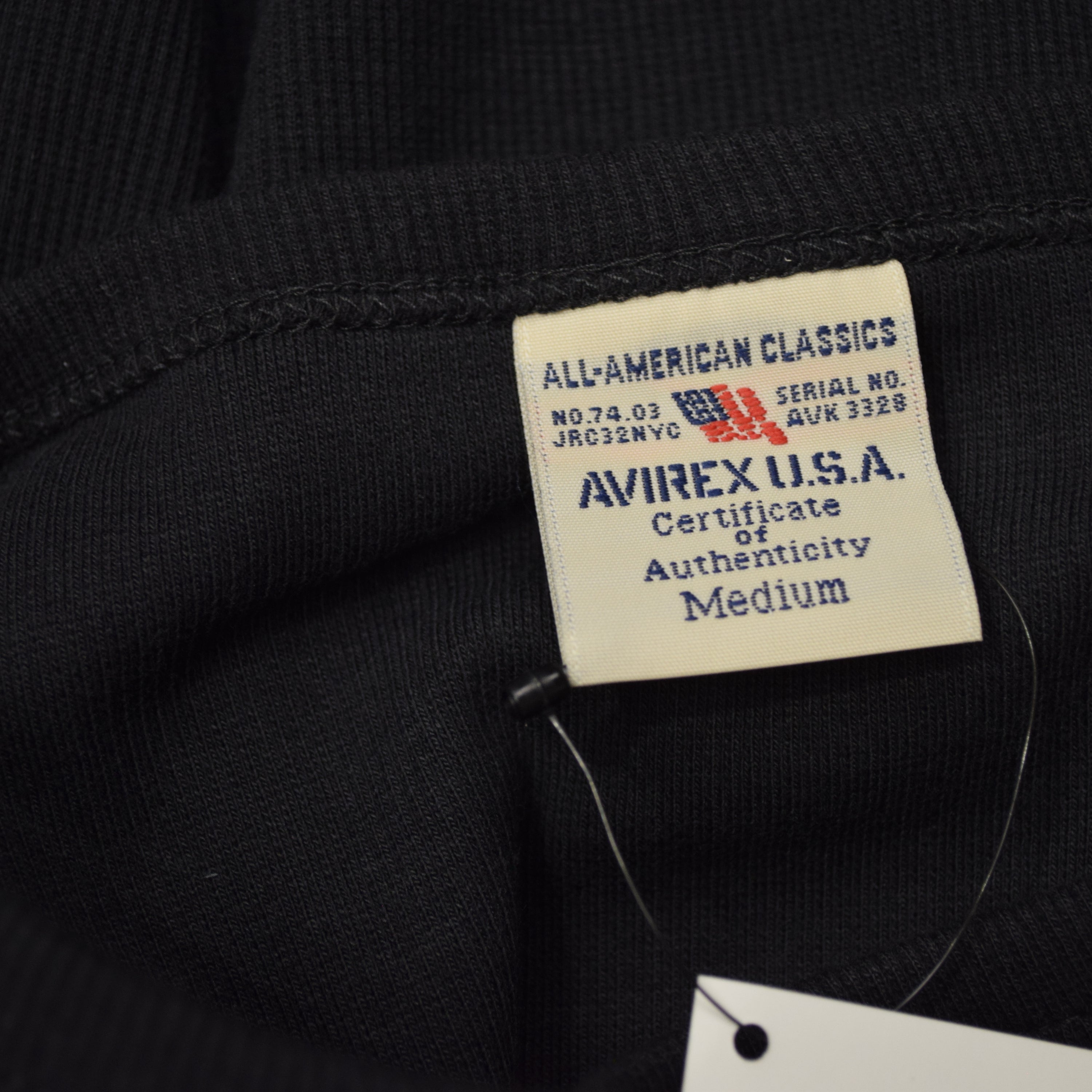 Avirex Ribbed Long Sleeve T-Shirt