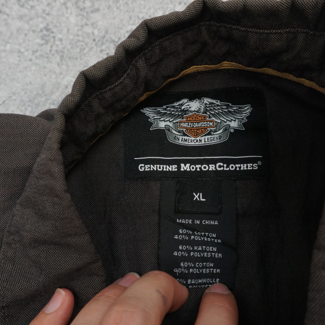 Harley Davidson Button Up
