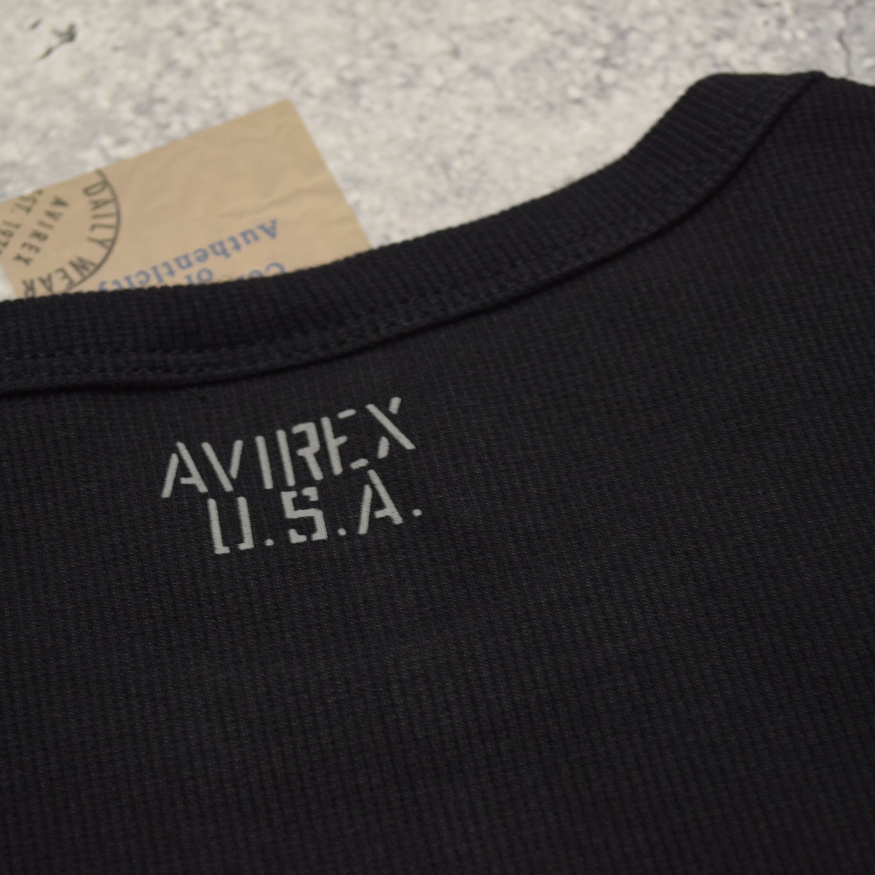 Avirex Ribbed Short T-Shirt