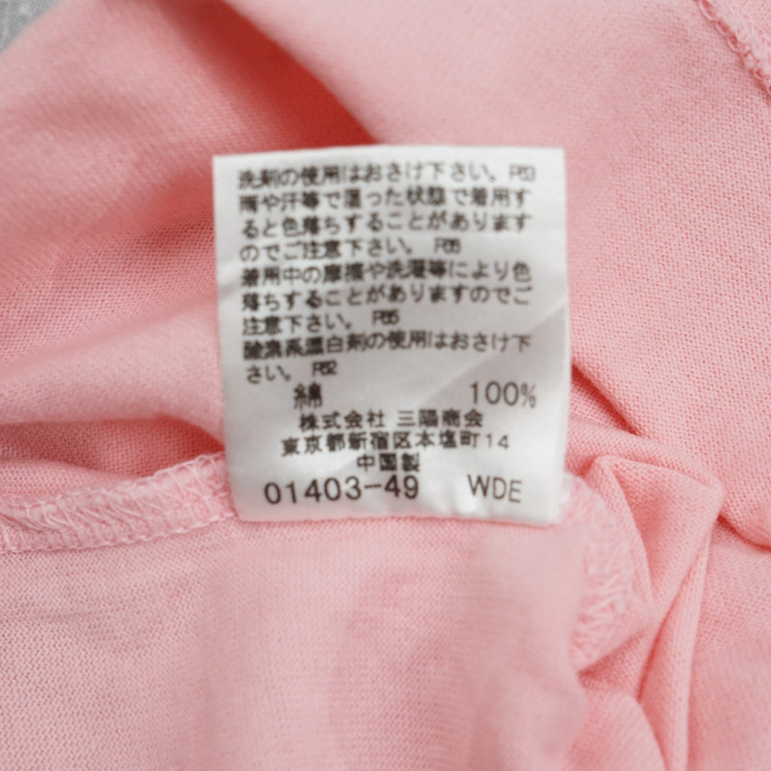2000s Burberry Blue Label Logo Pink T-Shirt