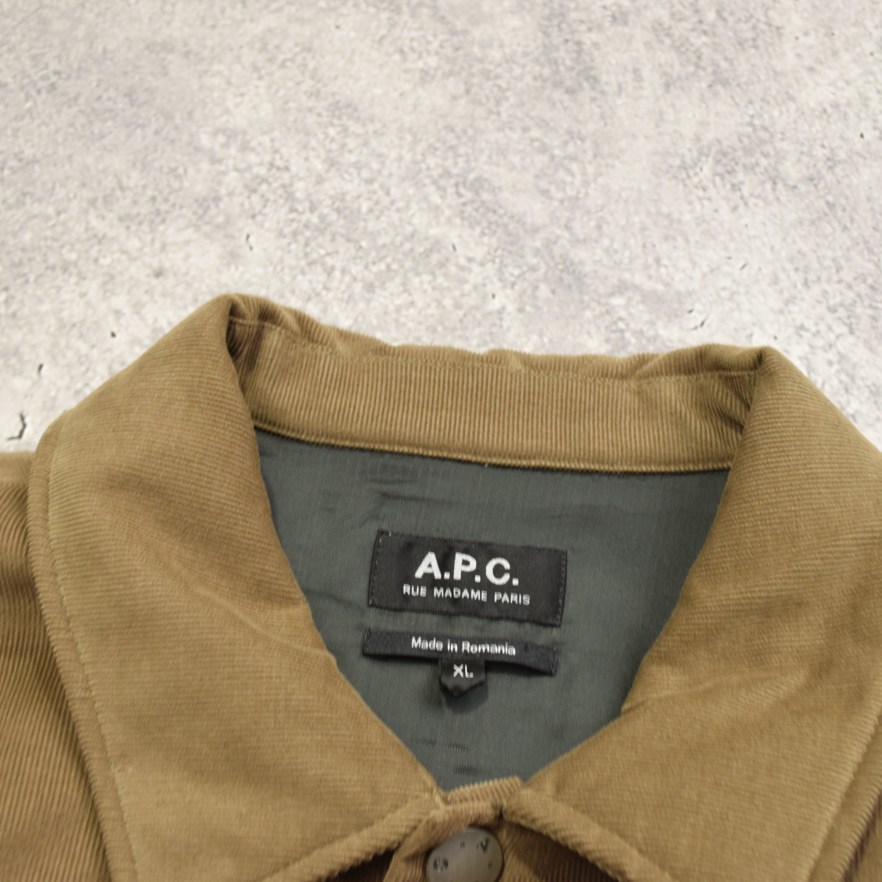 2000s A.P.C. Corduroy Button Up