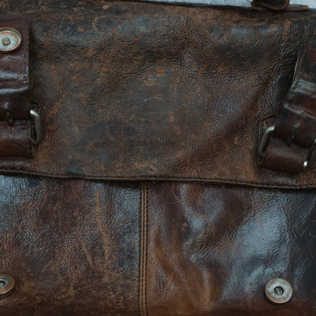 Pierre Cardin Leather Messenger Bag